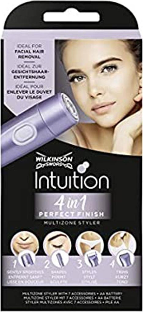 Wilkinson Sword Intuition 4 IN 1 Trimmer/Former, Batteriebetrieb