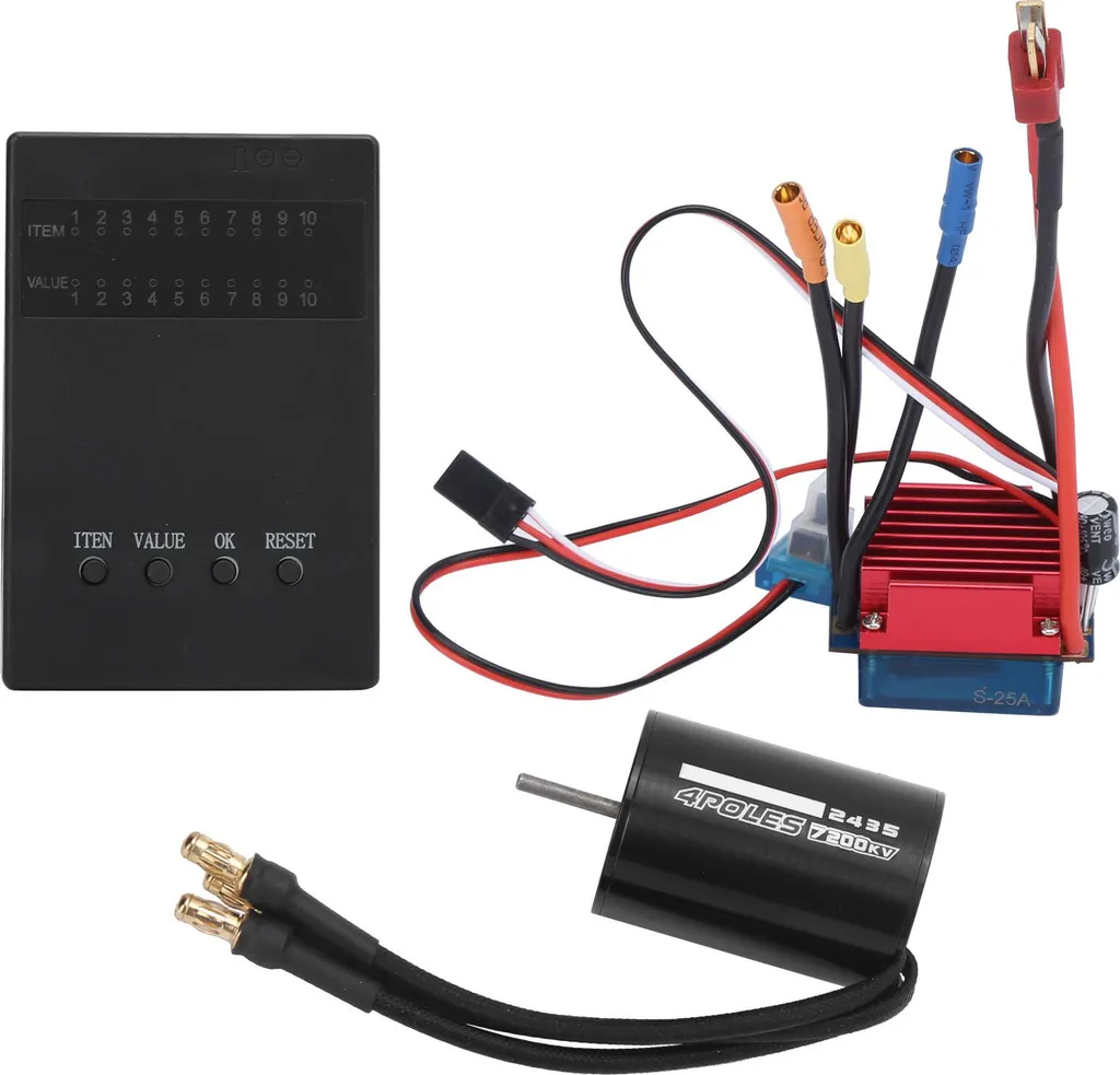 Moteur Brushless 7200KV et ESC 25A : la Solution Puissante pour RC