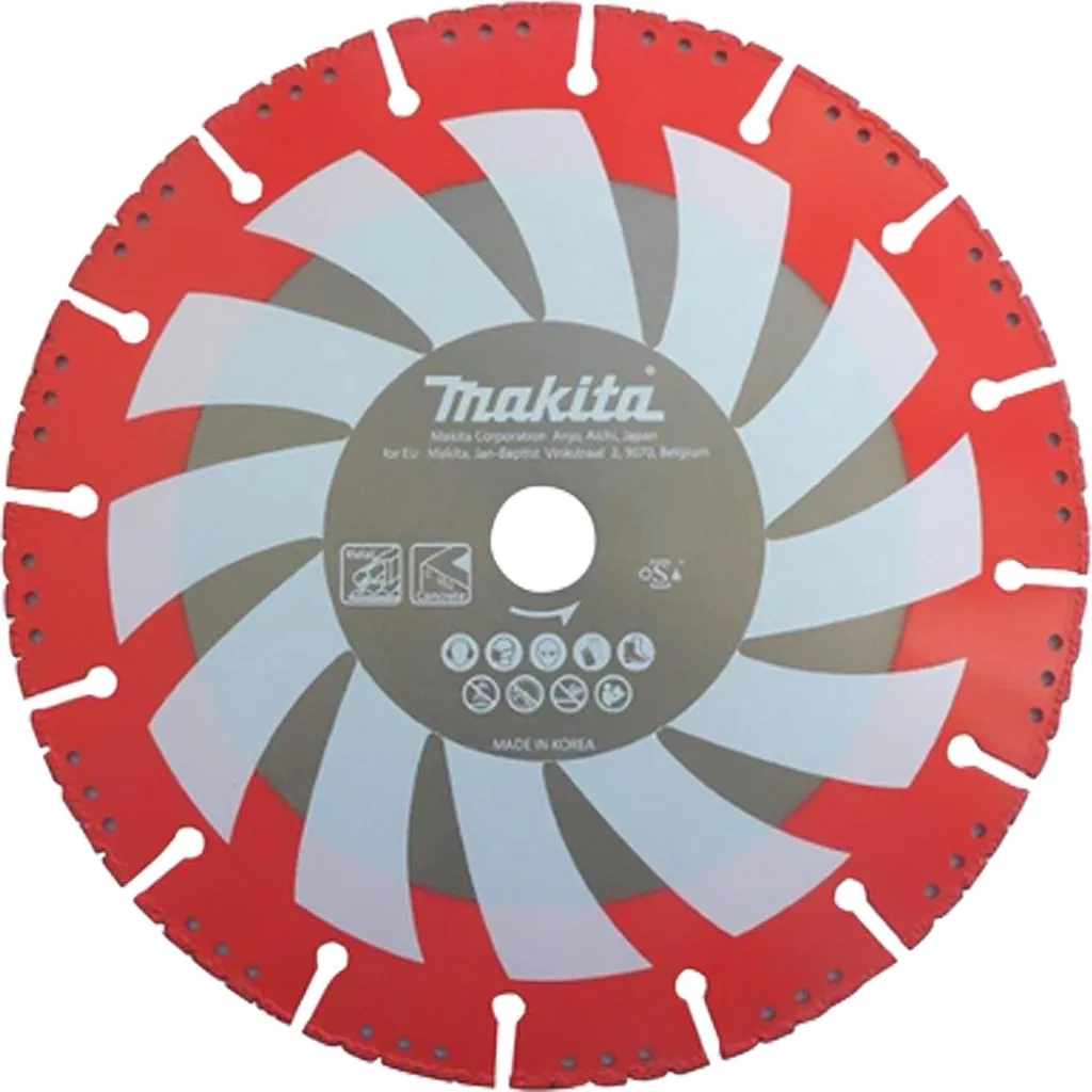 Disque de tronçonnage diamanté 300mm alésage 25.4mm segmenté béton