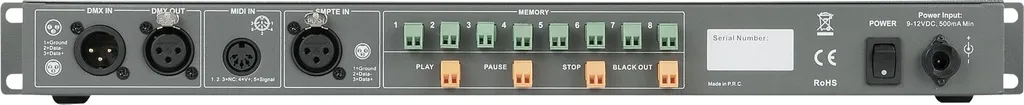 Solution Backup DMX Showtec Dr. Pro Rack contre pannes de console - 2