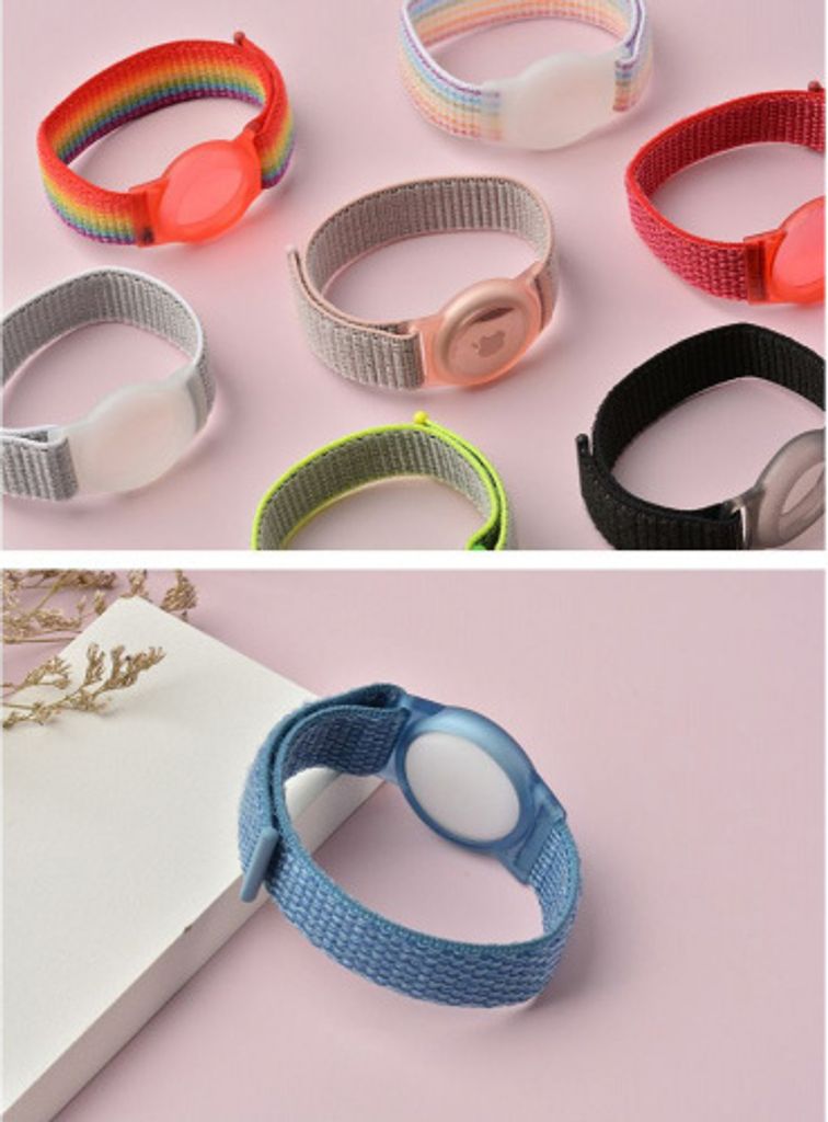 Tech-Protect Nylon Pre Kids Apple Airtag Ružová Obrázok produktu 6