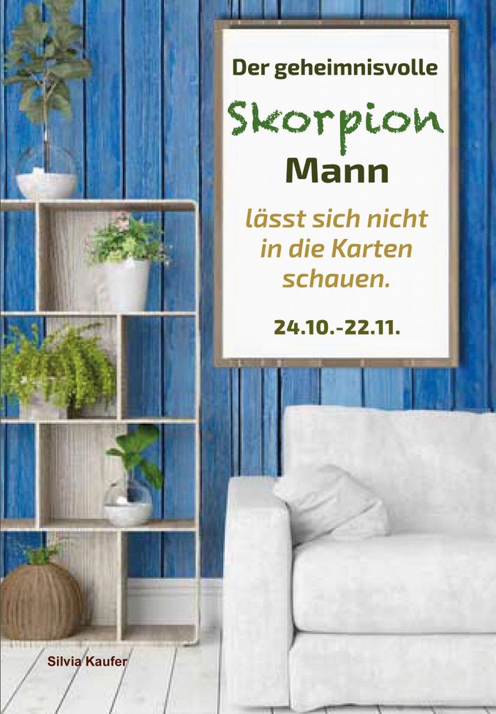 Der geheimnisvolle Skorpion Mann lässt sich nicht in die Karten schauen