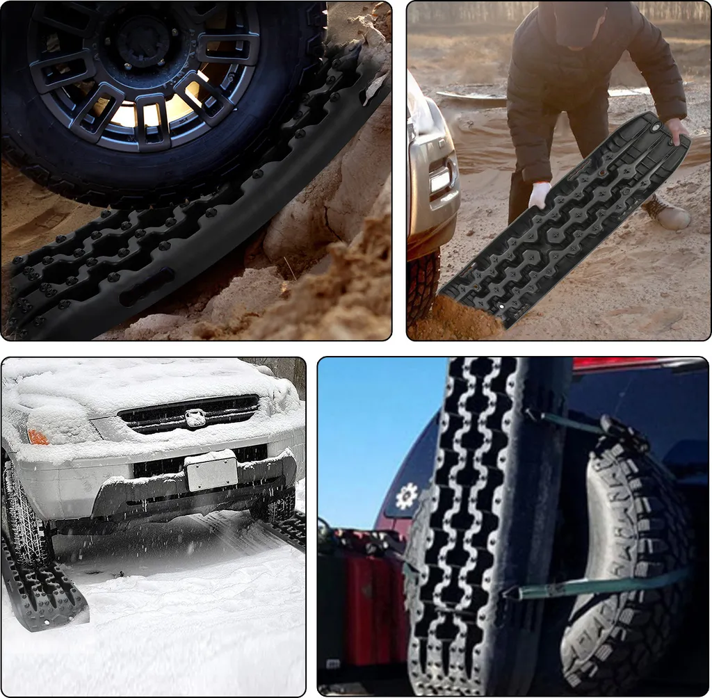 Piastre Trazione Jopassy 100cm - Grip Estremo Neve, Sabbia e Fango