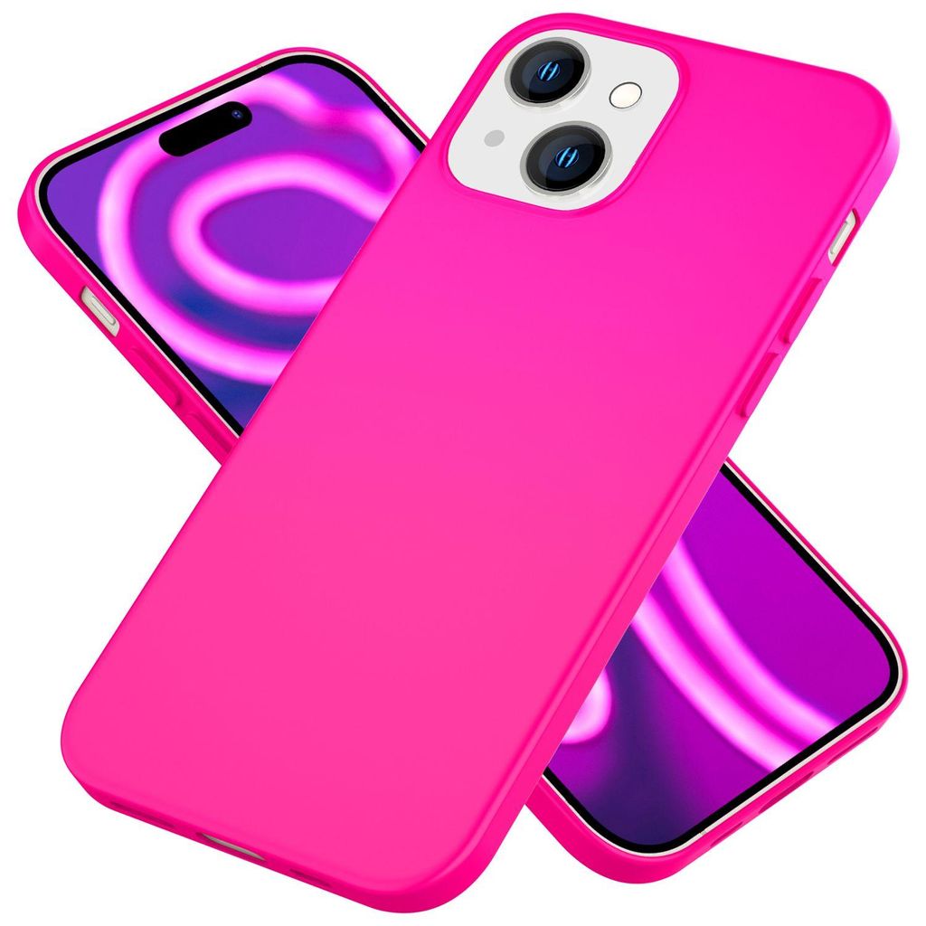 NALIA Neon Cover für iPhone 15 Hülle, Bunte Silikonhülle Produktbild 