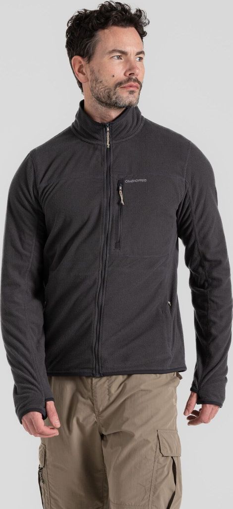 CRAGHOPPERS NosiLife Spry Fleecejacke BLACK PEPPER M