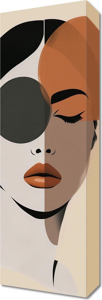 Bild 20x60cm Zwei Seiten der Schönheit