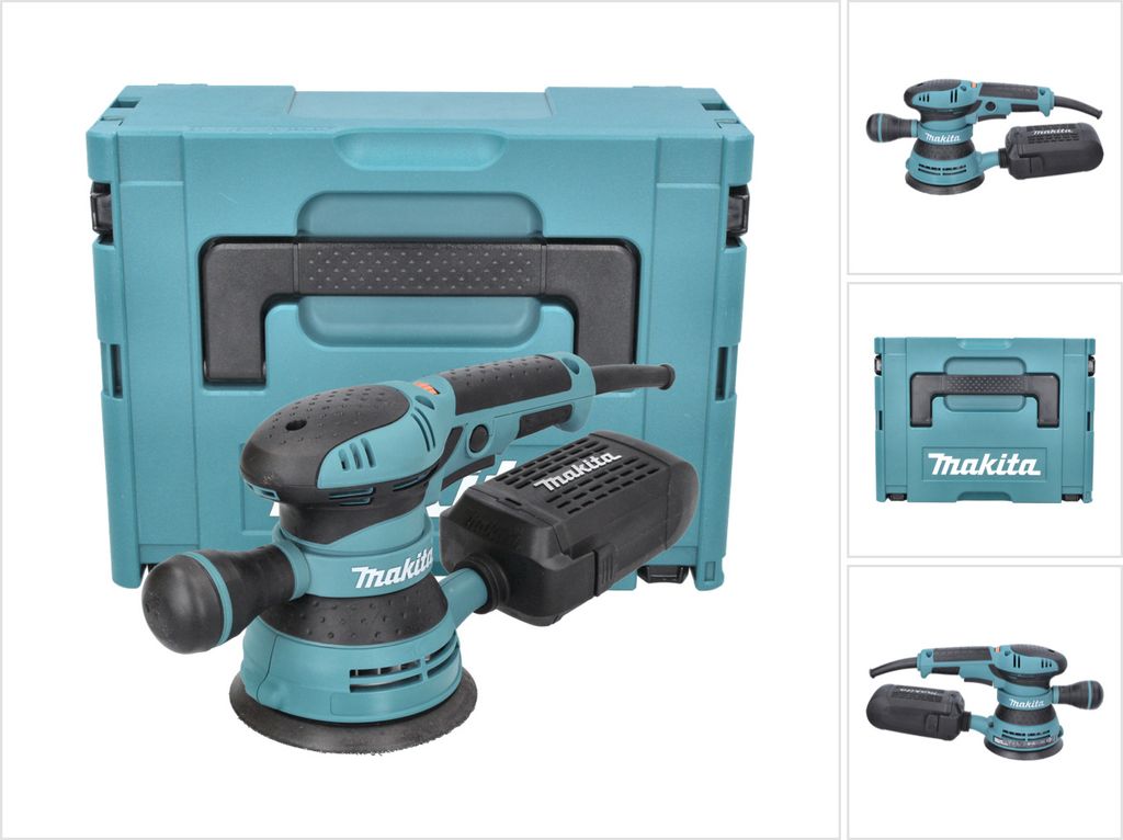 Makita BO 5041 J Exzenterschleifer Schleifmaschine 300 Watt 125 mm + Makpac