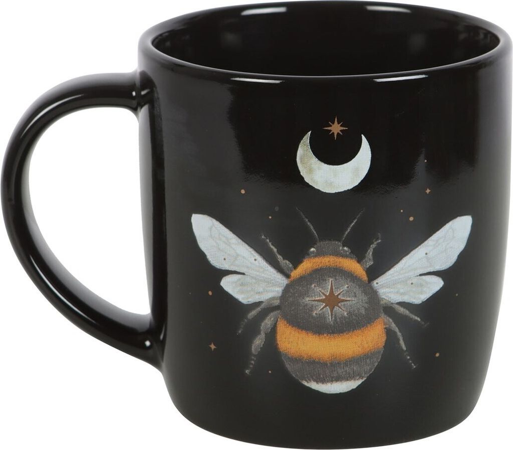 Something Different - Kaffeebecher, Wildbiene SD5814 (Einheitsgröße) (Schwarz/Weiß)