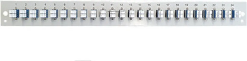 EFB-Elektronik Pannello 24 LC Duplex OS2 Nero - Patch Panel 1U Professionale