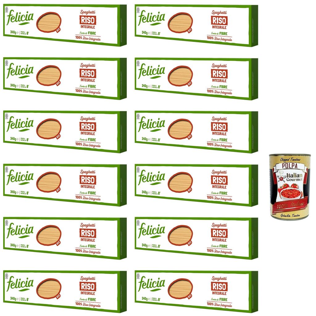 Felicia Spaghetti di Riso Integrale, Pasta mit 100 % Produktbild 