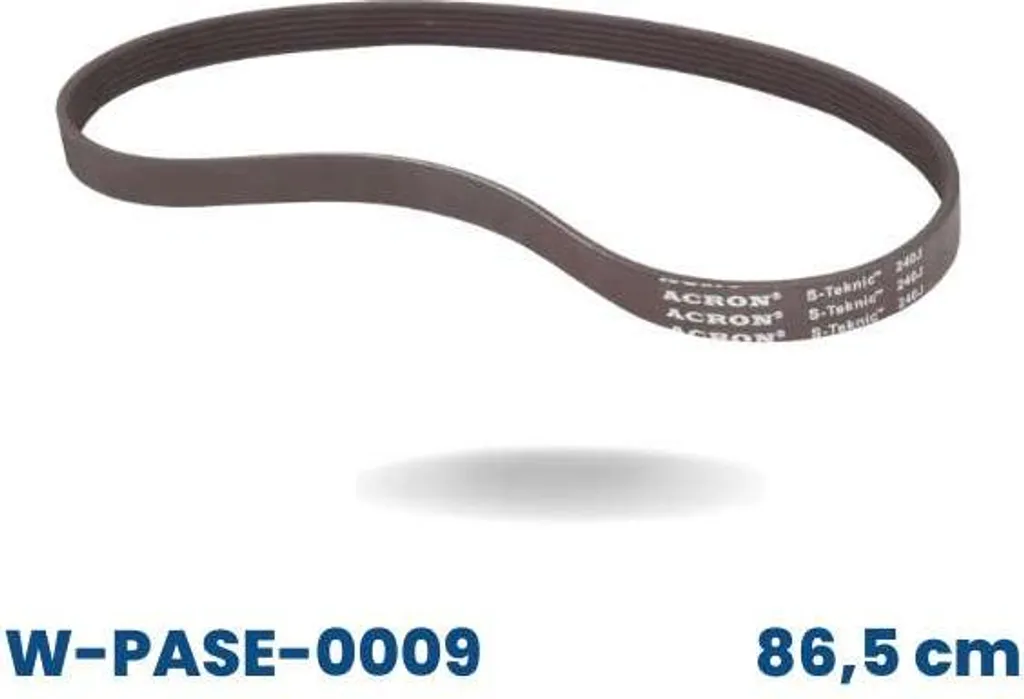 Courroie trapézoïdale de précision 86,5 cm - Ceinture d'équilibrage noire