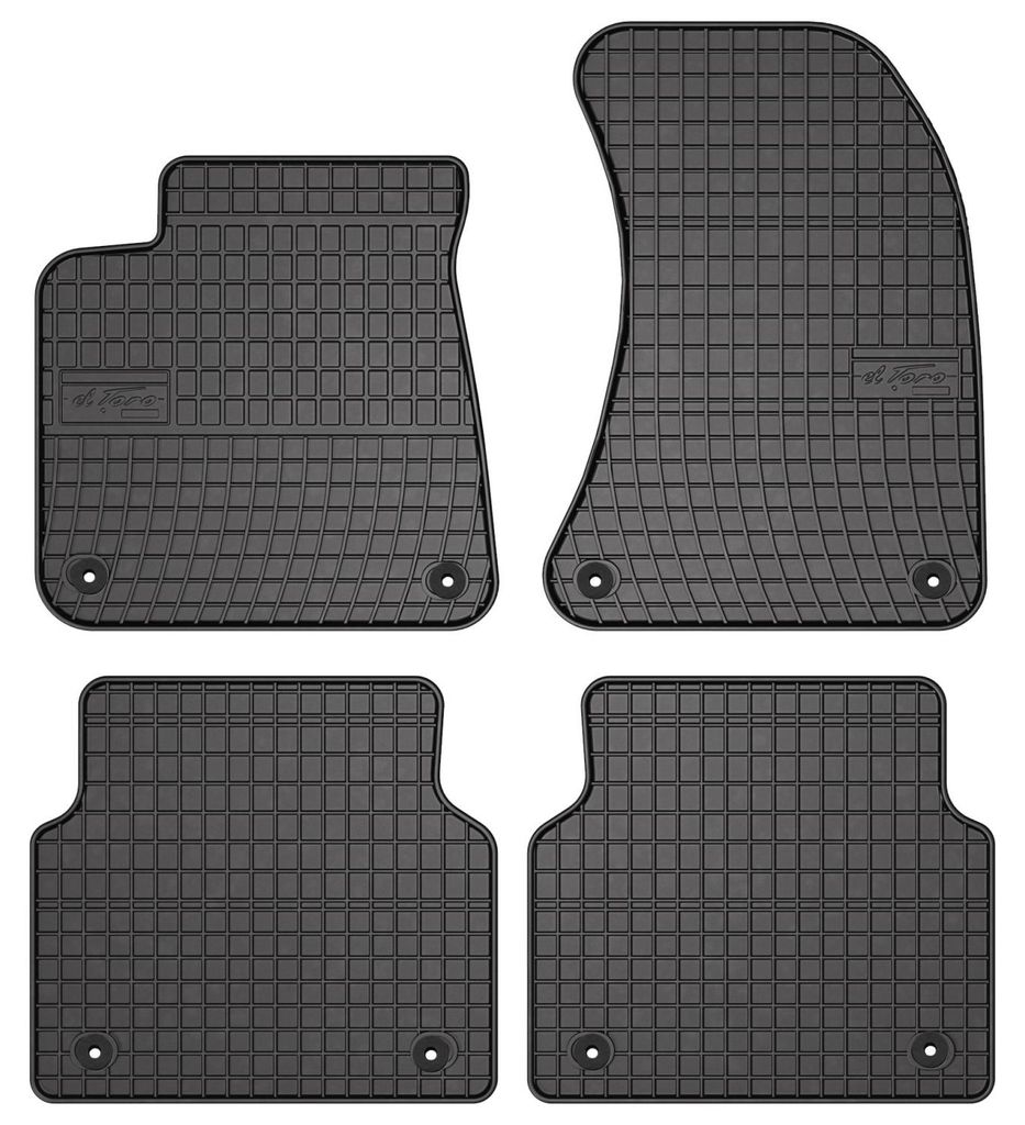 Rubberen automatten voor Audi A8 D4 2009-2017 (sedan) – Productafbeelding 