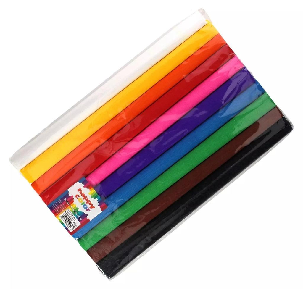 Papier froissé multicolore "Joy of Colours" MIX 10 couleurs Image du produit 
