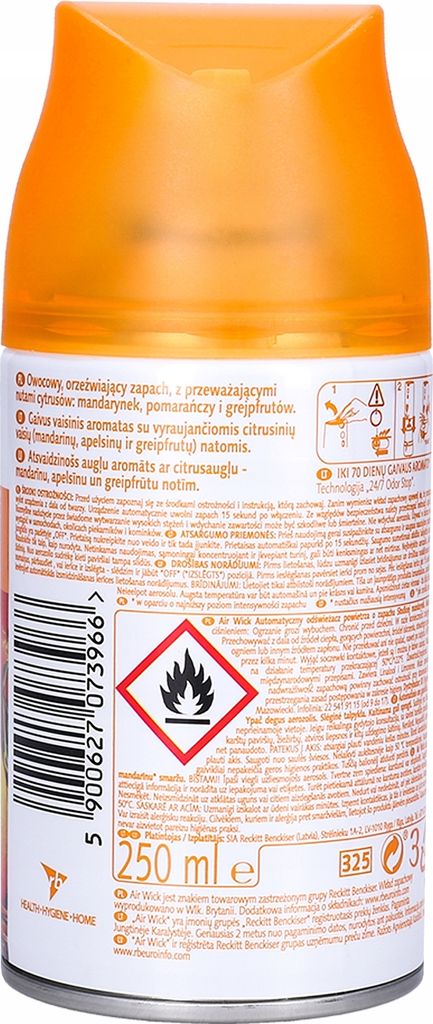 6x Air Wick Freshmatic Sweet Mandarin 250ml náplň | Obrázek produktu 2