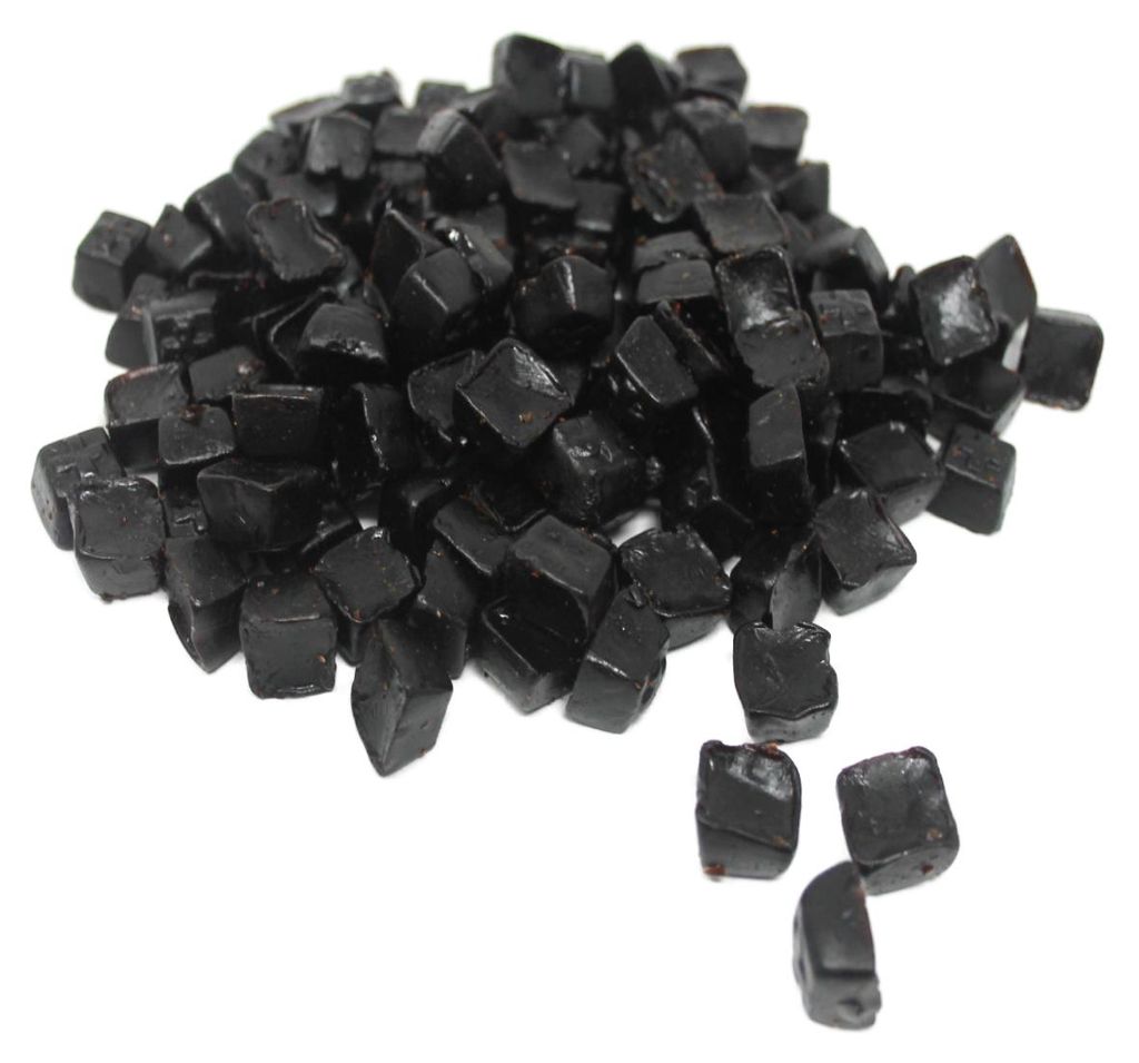 Produktkbild De Bron Lakritz Kruisdrop mit Menthol Lakritz Brocken zuckerfrei 1000g