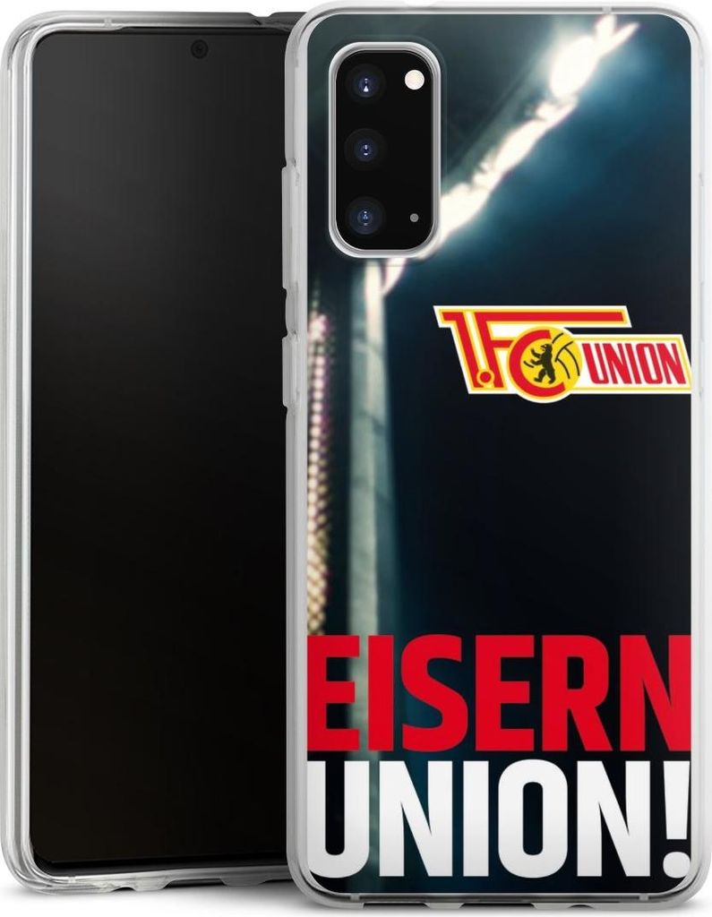 DeinDesign Handyhülle für Samsung Galaxy S20 Silikon Hülle Case Smartphone Schutzhülle 1. FC Union Berlin Fanartikel Fußball