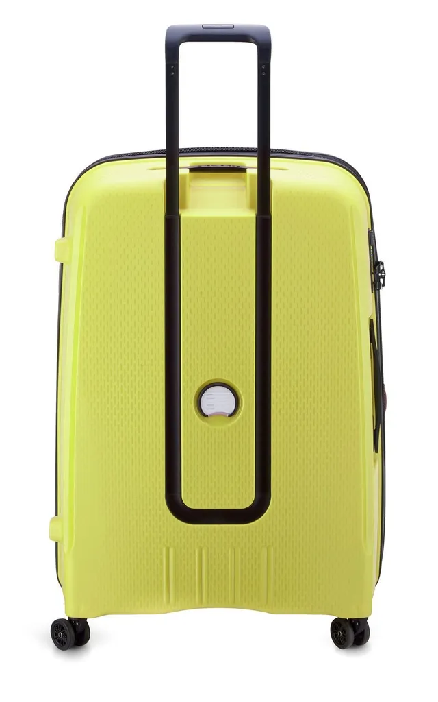 Valise extensible Belmont Plus Delsey 76cm sécurité TSA vert chartreuse