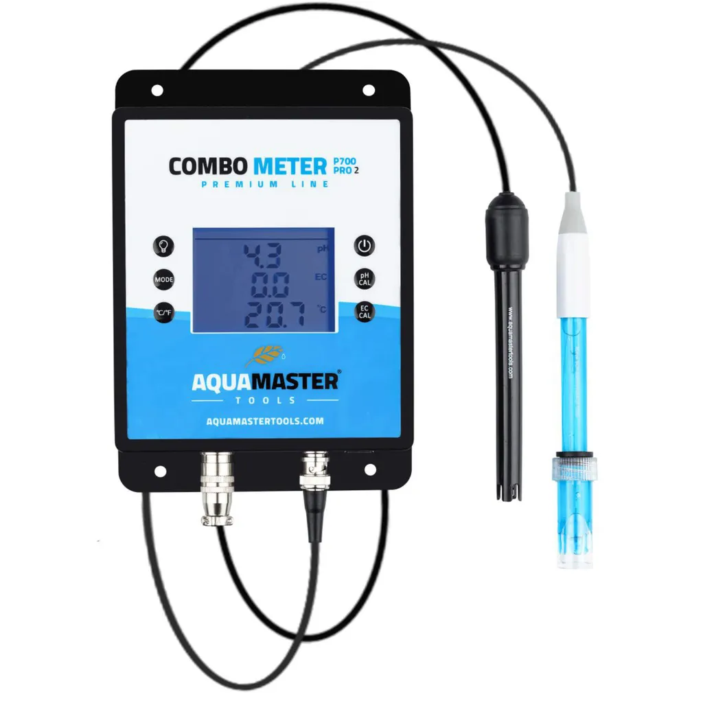 Testeur continu de pH et conductivité pour système hydroponique