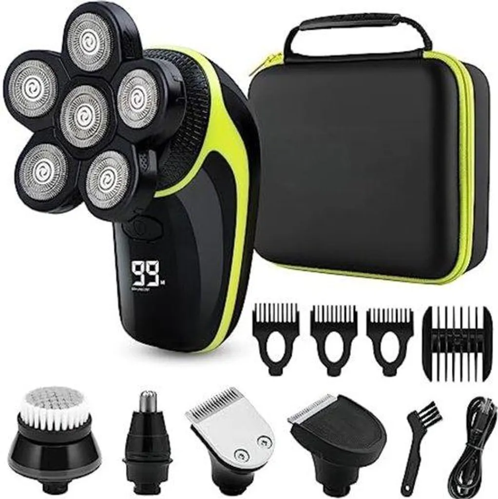 Tondeuse à cheveux ergonomique pour homme - Format compact 20 cm noir
