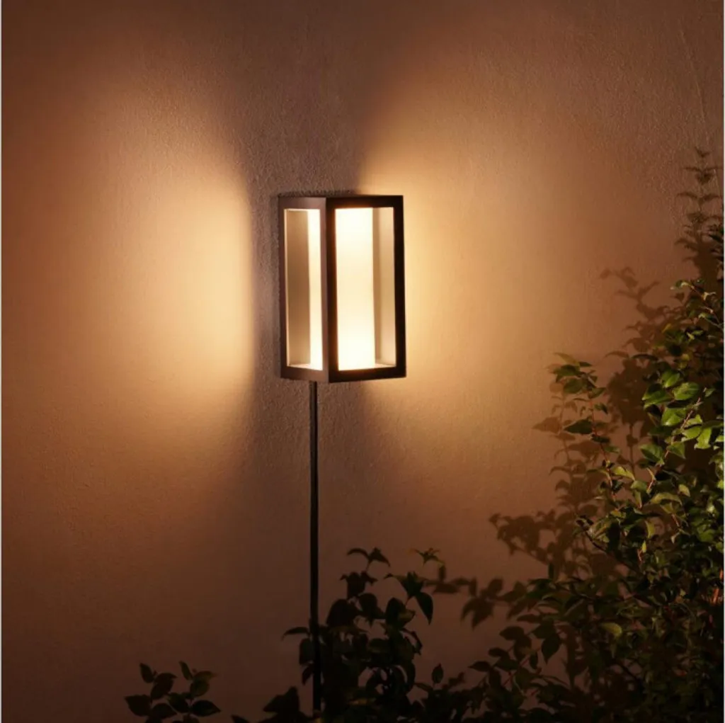 Applique Murale Extérieure LED Connectée Philips Hue Impress Noir Mat - 3
