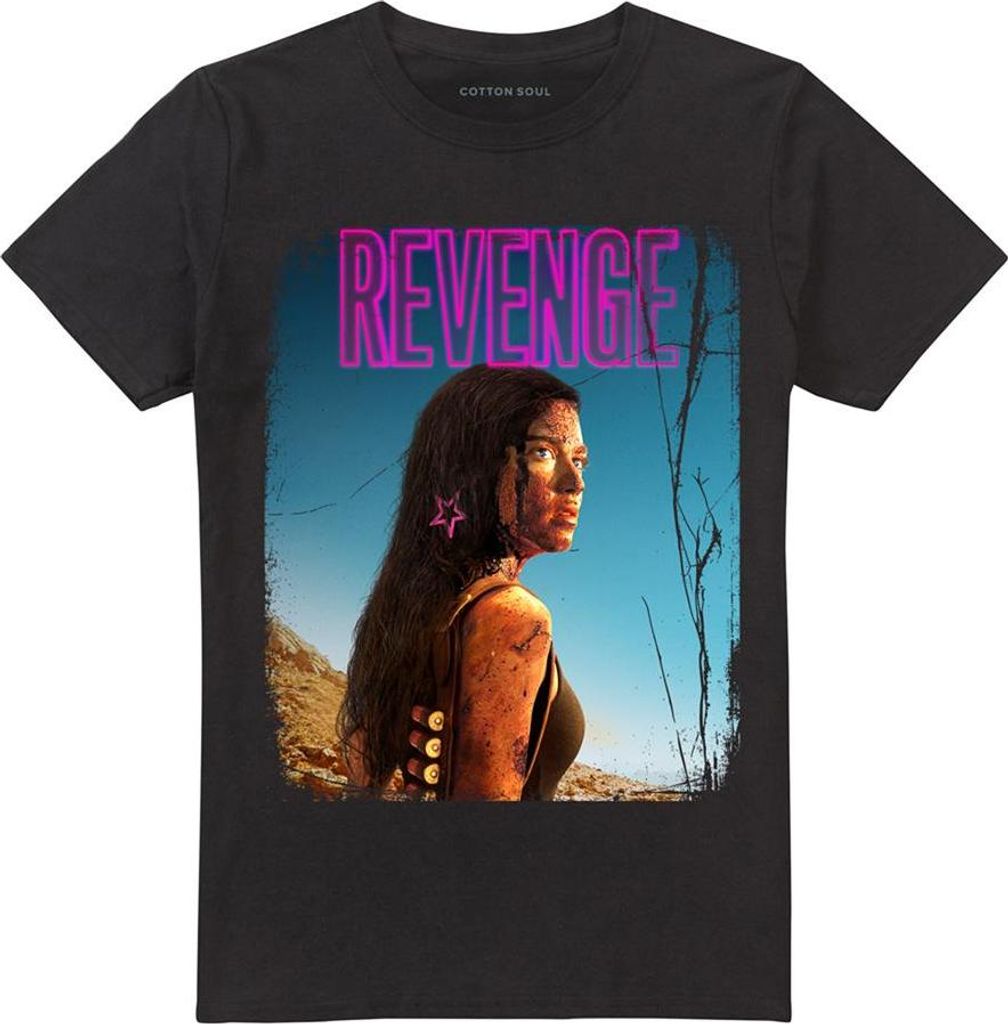 Revenge - T-Shirt für Herren/Damen Uni TV31979 (4XL) (Schwarz)