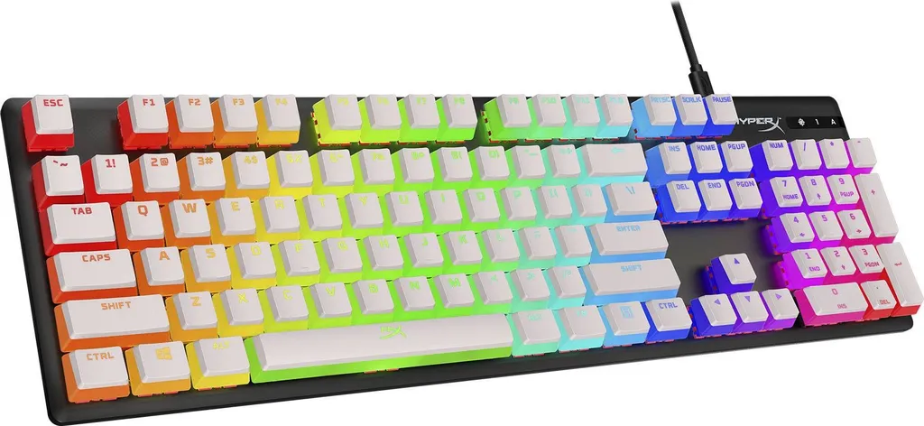 Touches PBT HyperX Pudding Blanc pour Customiser son Clavier Gamer