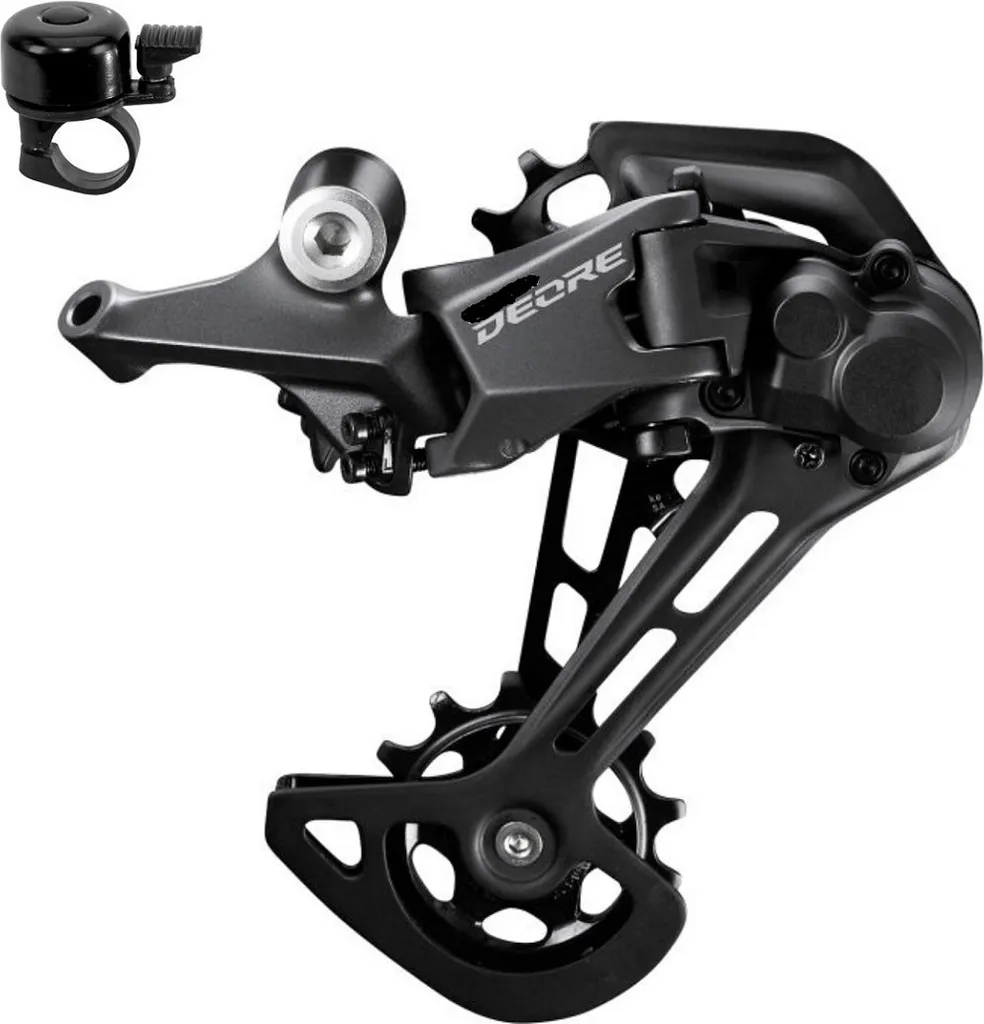 Dérailleur 11 Vitesses Shimano Deore RD-M5100 pour VTT avec Sonnette Offerte