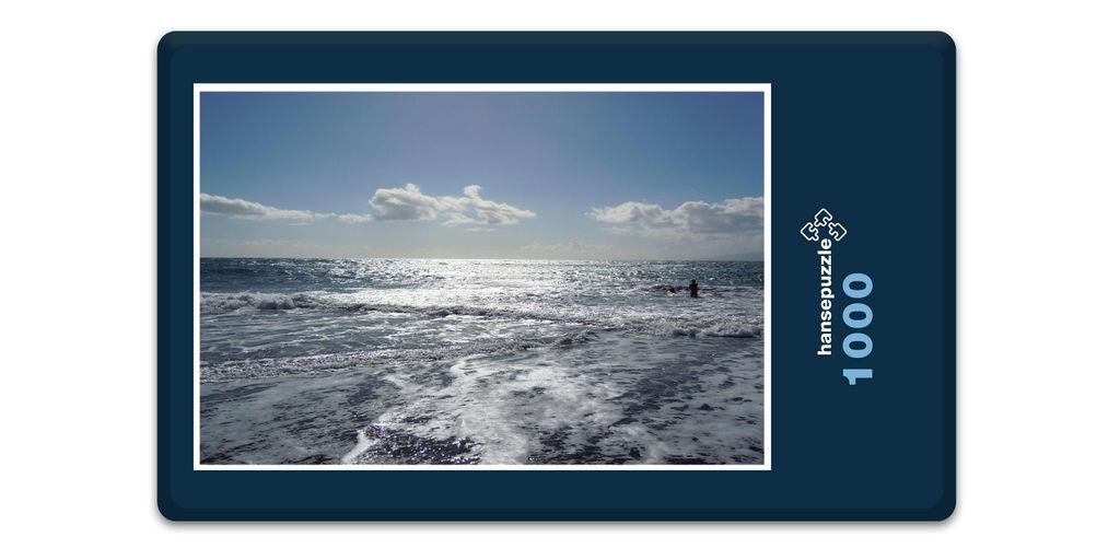 hansepuzzle 14853 - Meer Puzzle, 1000 Teile, Natur, 60,0 x 46,0cm mit hochwertiger Aufbewahrung, Kartonbox und wiederverschließbarem Beutel