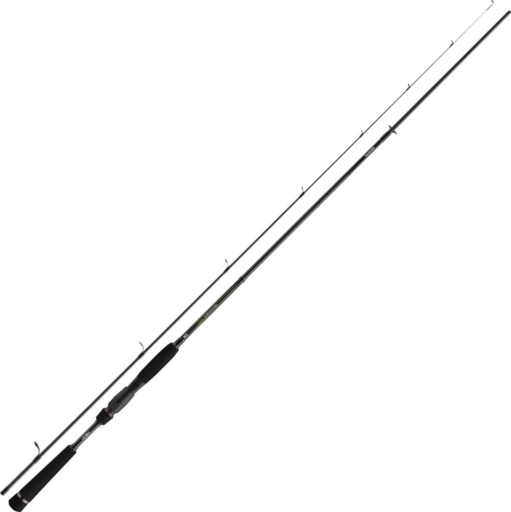 A fishing rod is shown against a white background.