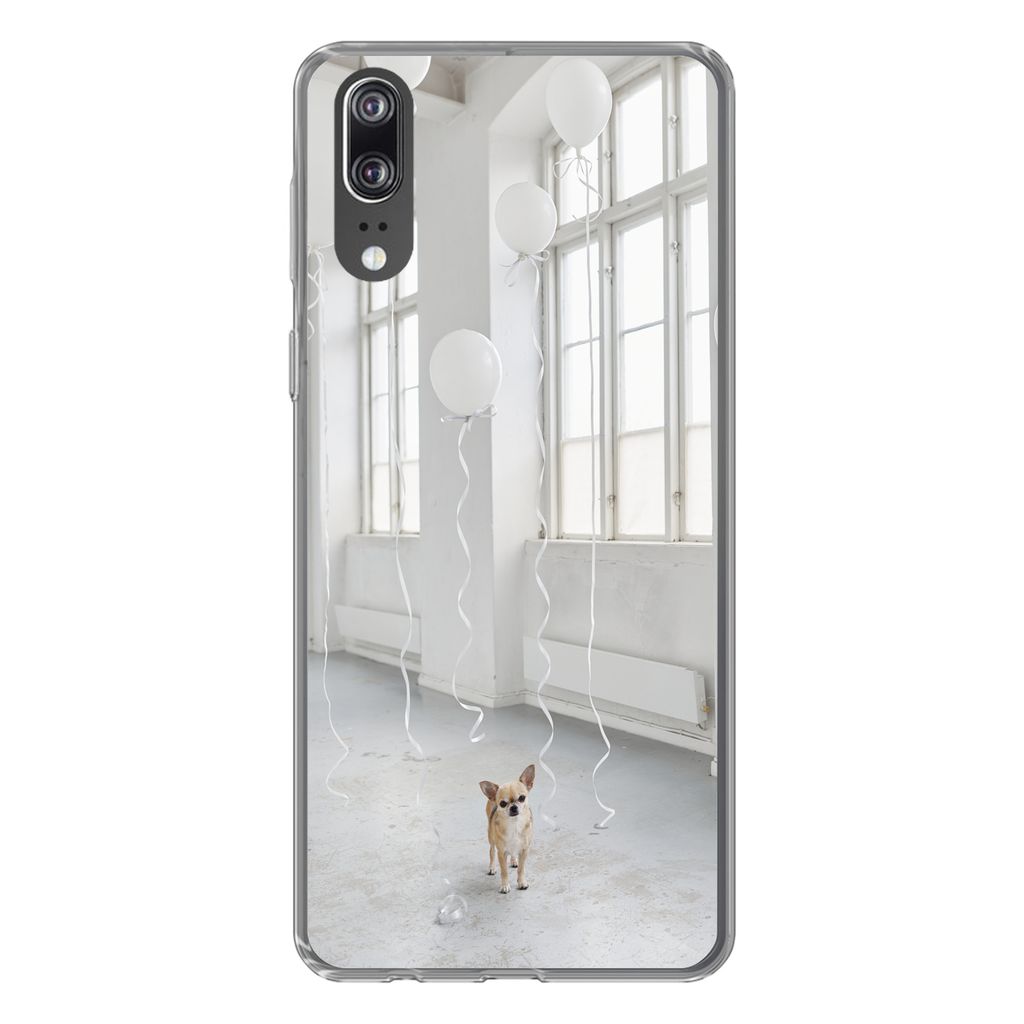 MuchoWow® Handyhülle Schutzhülle Hülle für Huawei P20 Hund Produktbild 