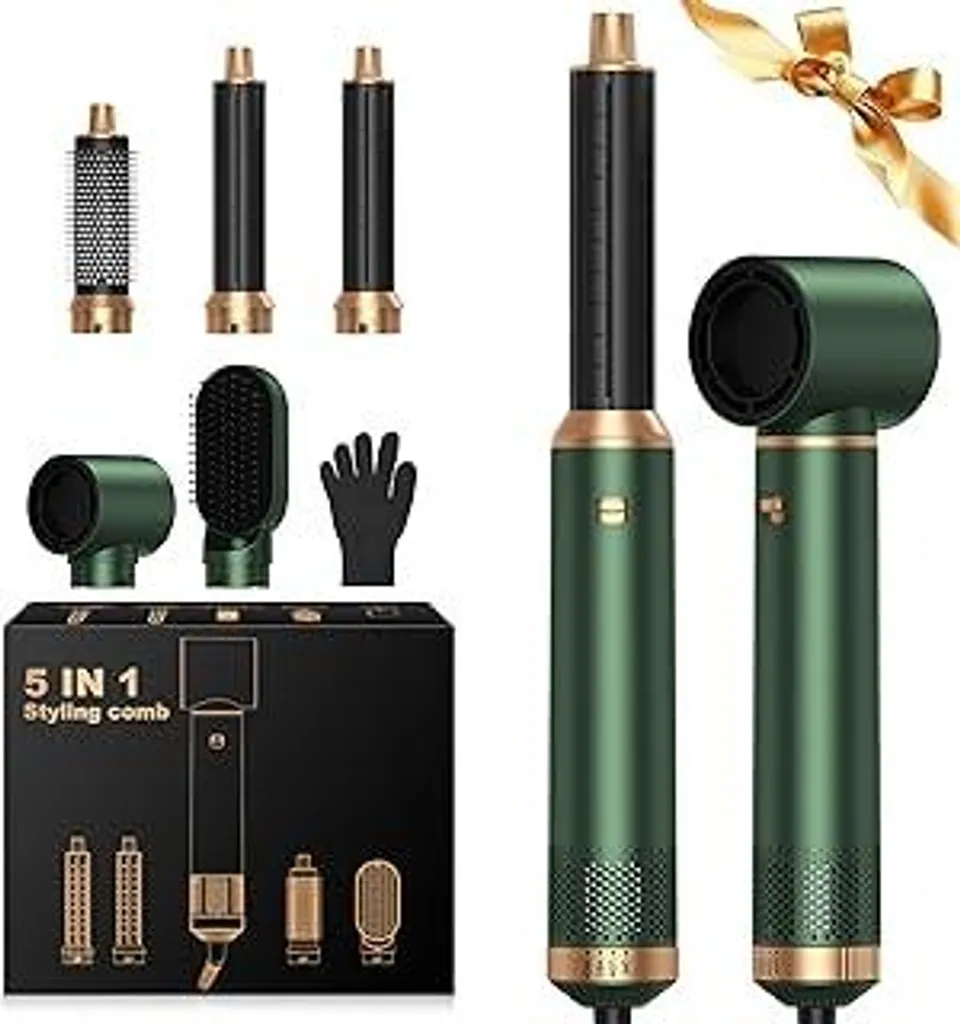 Spazzola 5 in 1 Hairstyler: Tecnologia Ionica per Styling Sicuro
