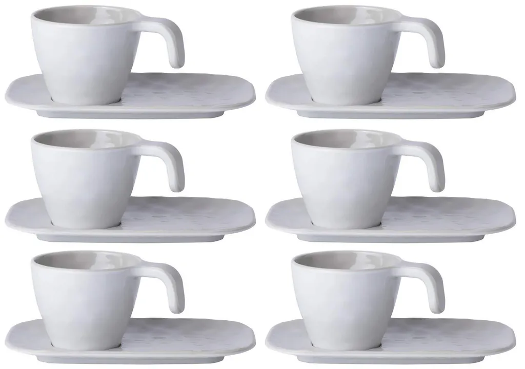 Tazzine Caffè Espresso Harmony Bone Set 6 Pezzi - Edizione Estiva