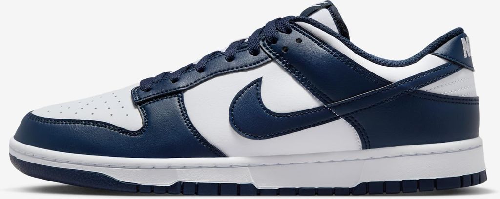 Nike Dunk Low "White Midnight Navy" Weiß, Größe: 38.5