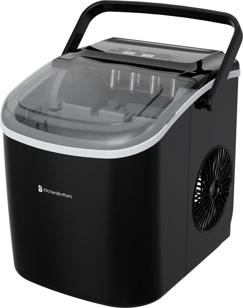 KitchenBrothers - 1.2L - Eiswürfelmaschine - 12kg/24 Std. - Produktbild 
