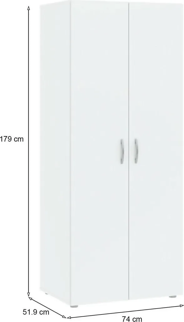 Armoire penderie Malvito pour optimiser les petits espaces étroits - 3