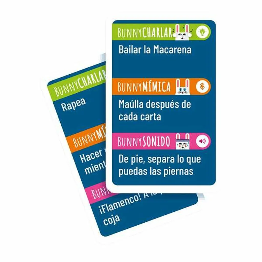 Bunny Hops Asmodee jeu de table avec 9 catégories de mimes ES - 2