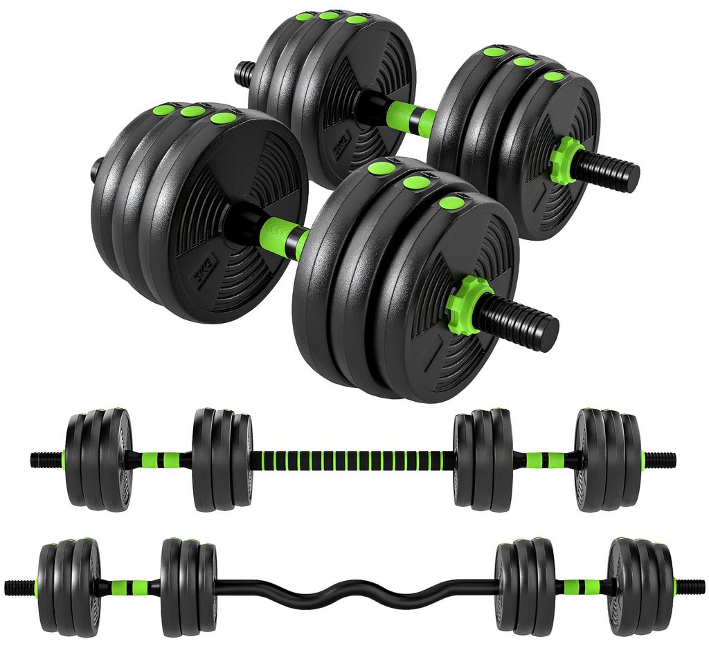 SPORTNOW Verstelbare halterset, 20 kg. Set met korte Productafbeelding 
