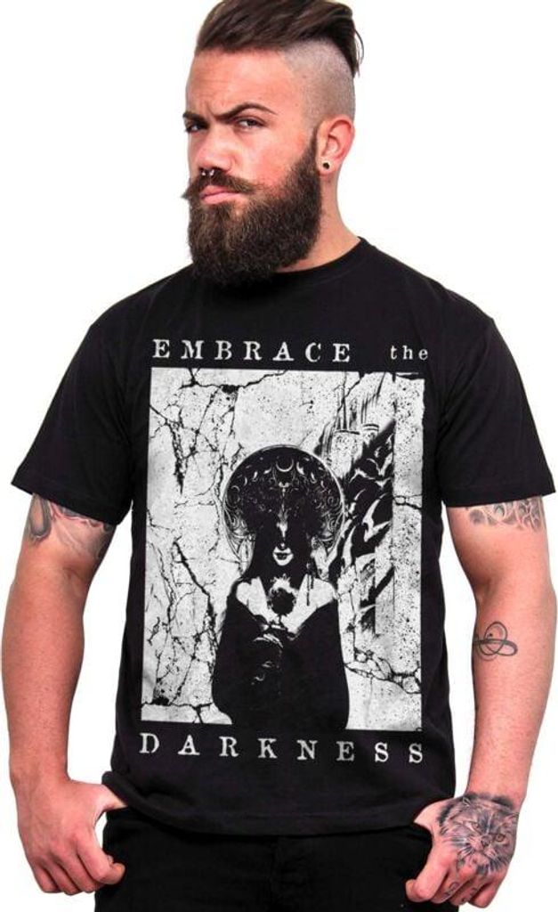 Alchemy England T-Shirt Herren Embrace Darkness Man's T-Shirt schwarz XL