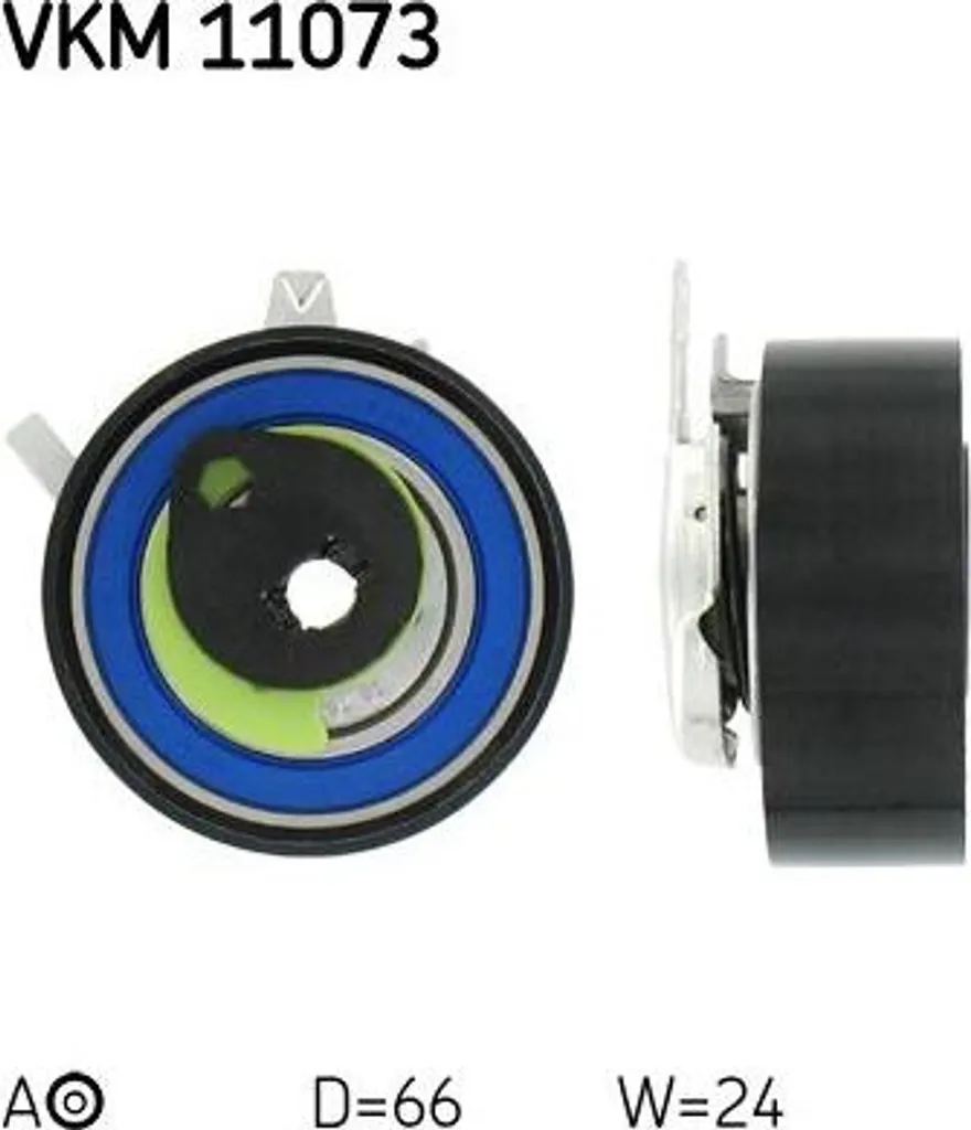 SKF VKM 11073 Rouleau Tendeur Courroie Crantée OE 074130195B VW Volvo