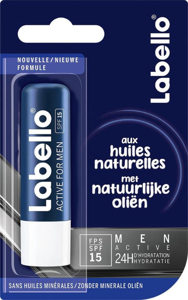 Labello Men Aktiv LSF 15 Blisterpackung (4,8 g) Produktbild 