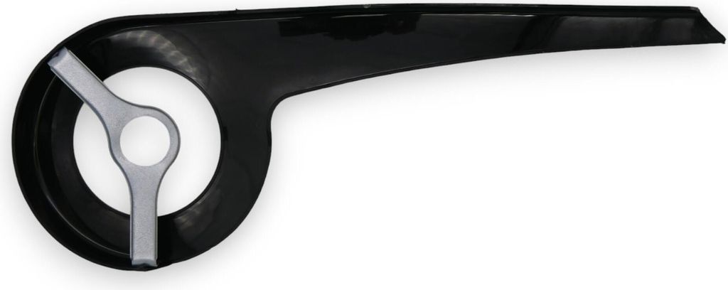 Kettenschutz Kunststoff schwarz mit Brille für 38 - 40 Produktbild 4