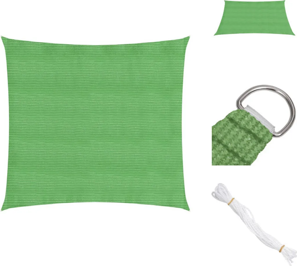 Vela Ombreggiante Economica vidaXL 4.5m HDPE Verde - Miglior Prezzo