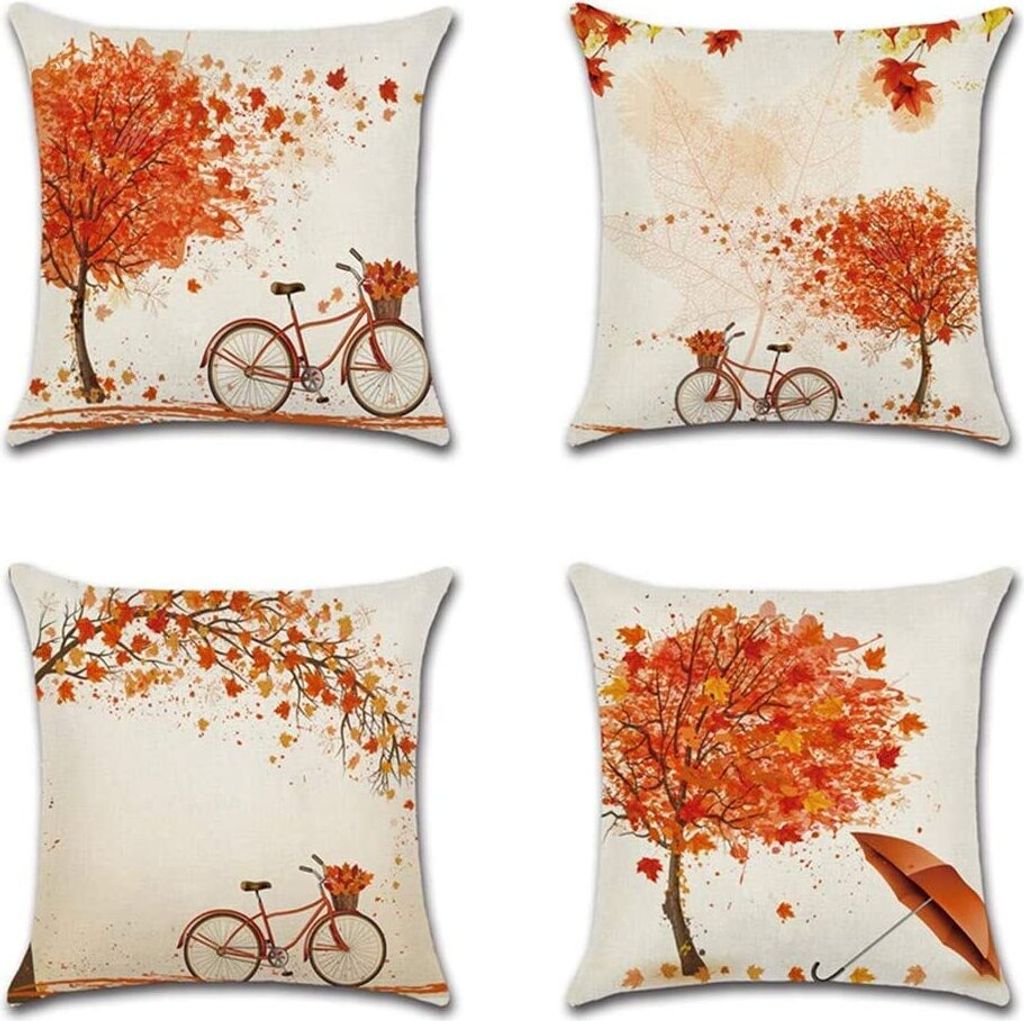 4er-Set Nachbildungativ Kissenbezug 45 x 45 cm, Produktbild 