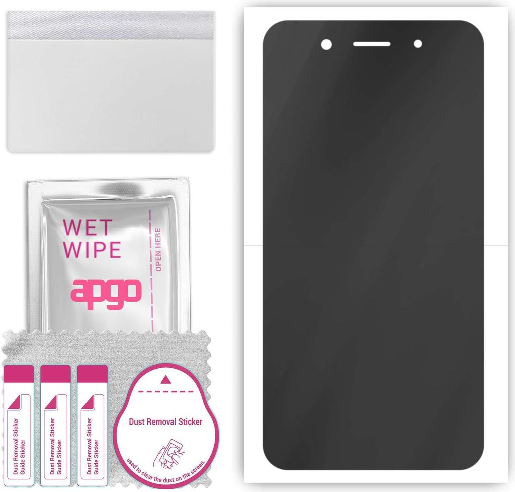 apgo Hydrogel Blickschutzfolie, Matt, kompatibel mit Tecno Pop 5C, Privacy Displayschutzfolie, Schutzfolie mit Positionierhilfe, Anti-Spy, kratzfes...