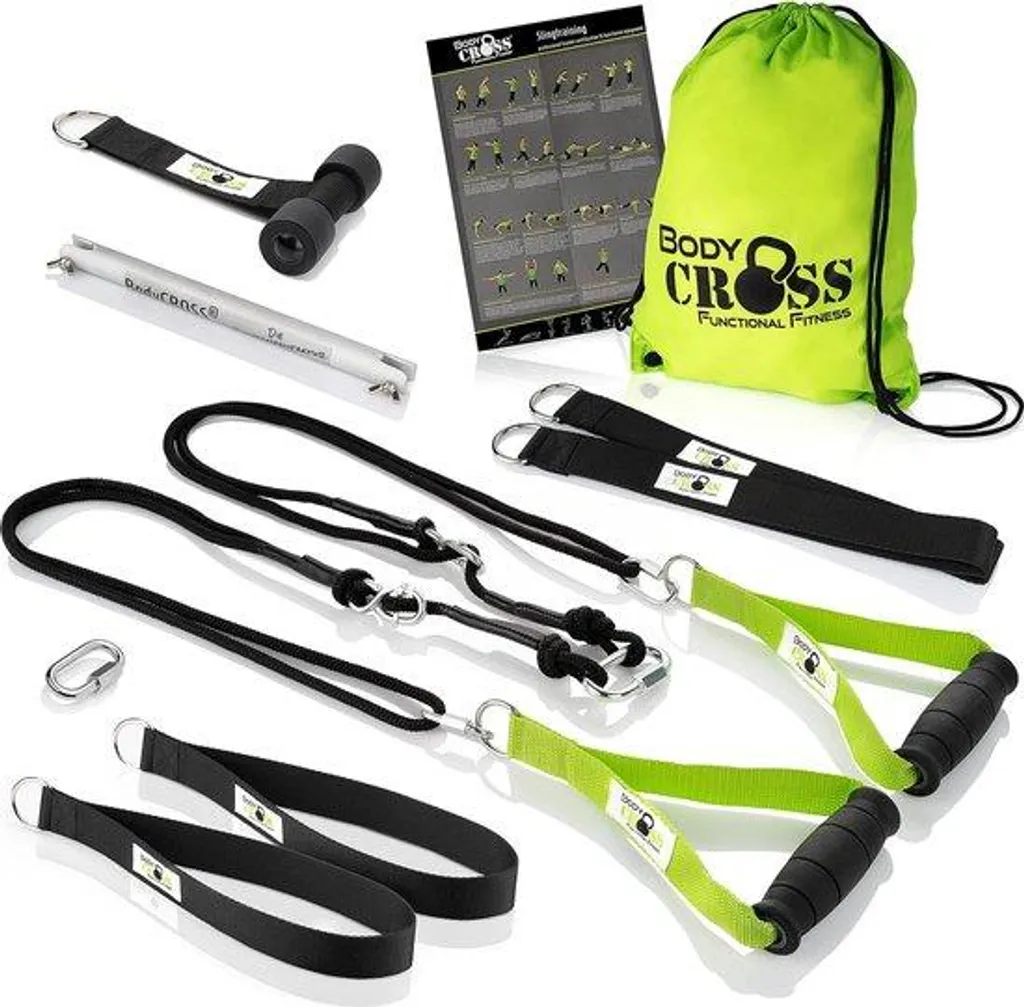 Kit sangles musculation pour s'entrainer chez soi sans encombrer l'espace