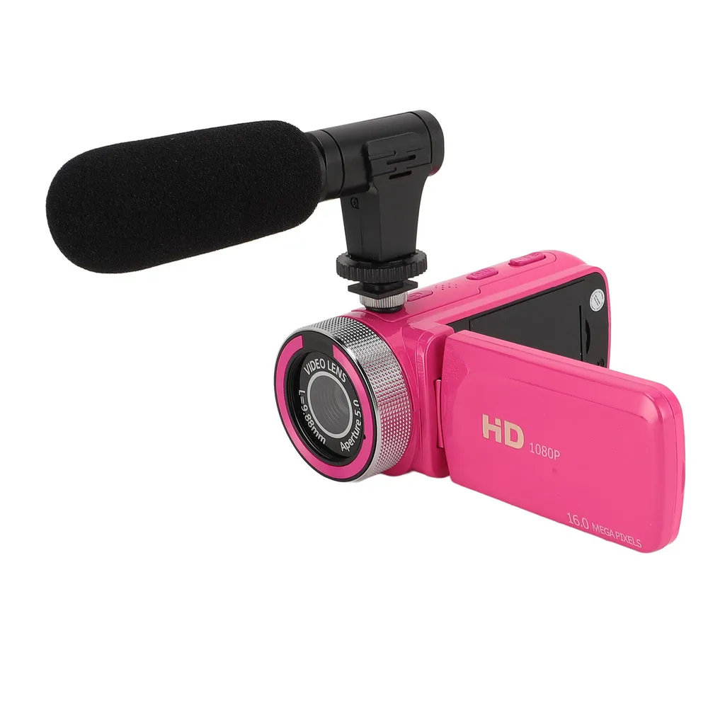Caméra vidéo numérique et caméscope avec micro pour Vlogging et YouTube - 3