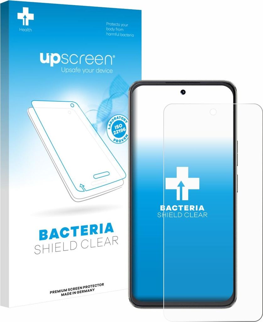 upscreen Schutzfolie für Cubot Note 60 Displayschutz Displayschutzfolie Folie Klar antibakteriell