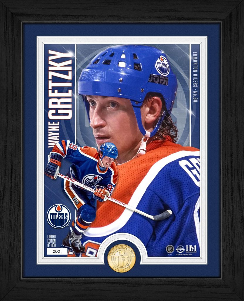 Wayne Gretzky Edmonton Oilers Coin Artist Bild