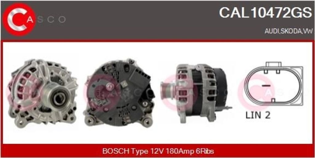 CASCO Generator Genuine CAL10472GS