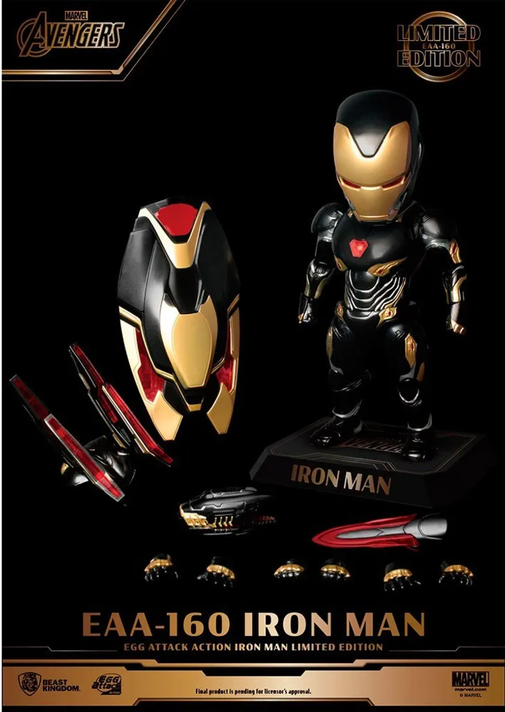 Iron Man Mark 50 Articulée 16 cm Egg Attack Action Avengers Infinity - 6